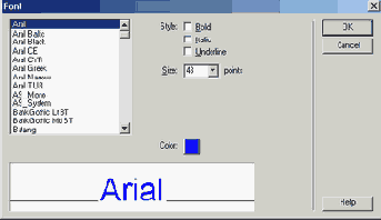   Font   