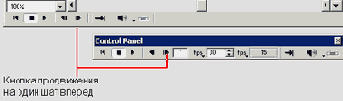  Step Forward    Control Panel