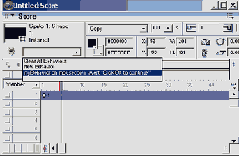   Behaviors    Sprite